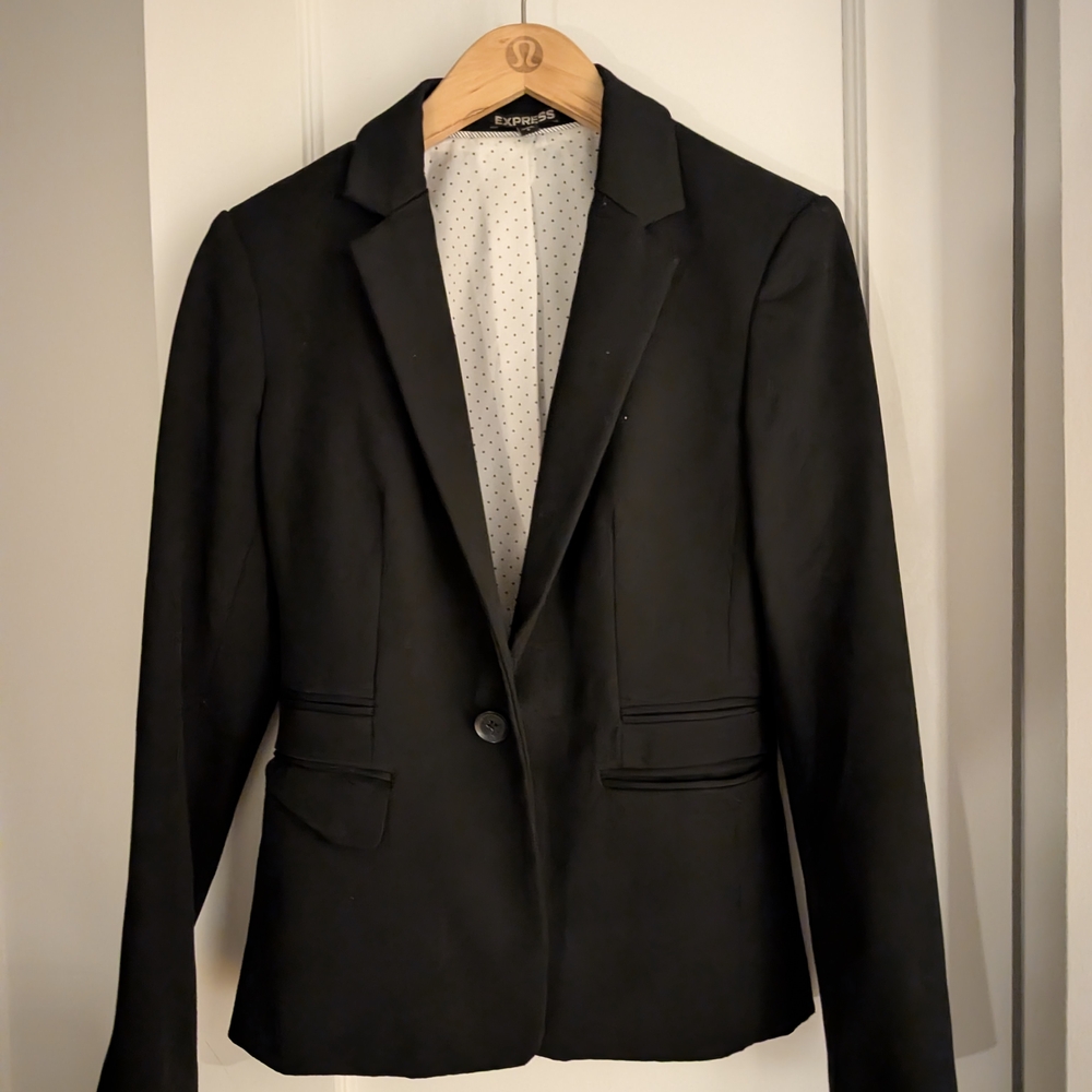 Express Classic Black Women's Suit Jacket